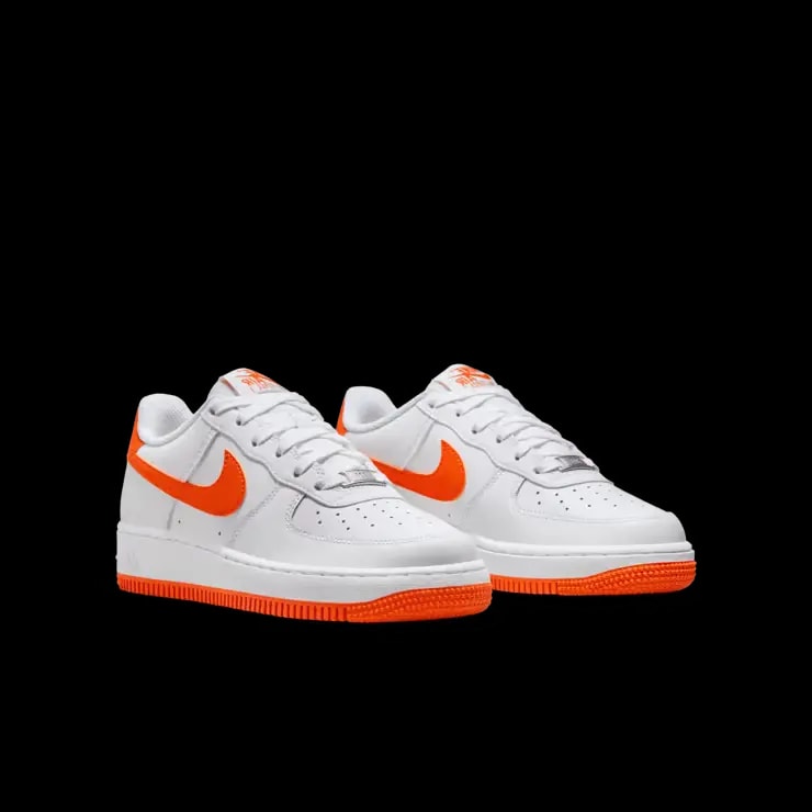 Giày Nike Air Force 1 GS 'White Orange' FV5943-113 — ảnh 4