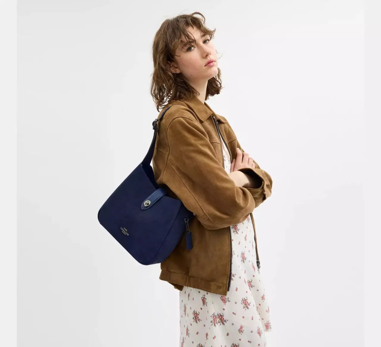 Túi Coach Hadley Convertible Crossbody 'Navy' CW004-QBPVH — ảnh 3