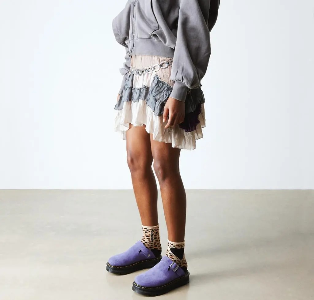 Dép Shop Dr Martens Zebzag 'Purple' 31937500 — ảnh 3