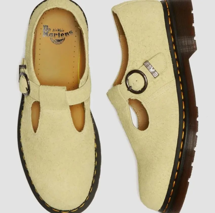 Giày Dr. Martens T-Bar Mary Jane 'Hazy Yellow' 31518761 — ảnh 5