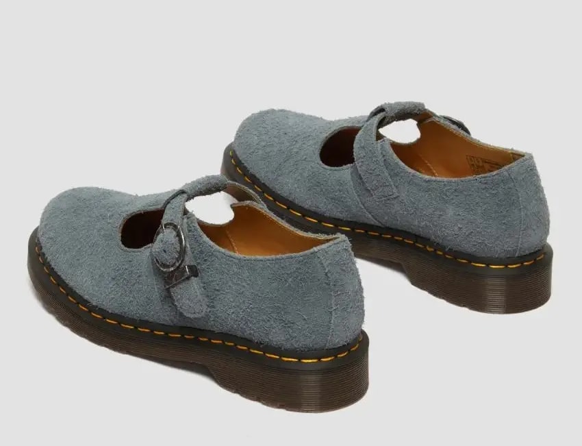 Dép Dr Martens T Bar Napped Suede 'Blue' 31518764 — ảnh 5