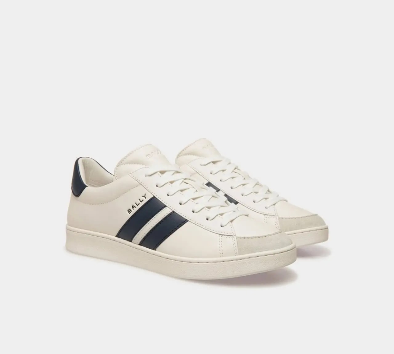 Giày Bally Tennis Sneaker 'White Navy' 6308134 — ảnh 3