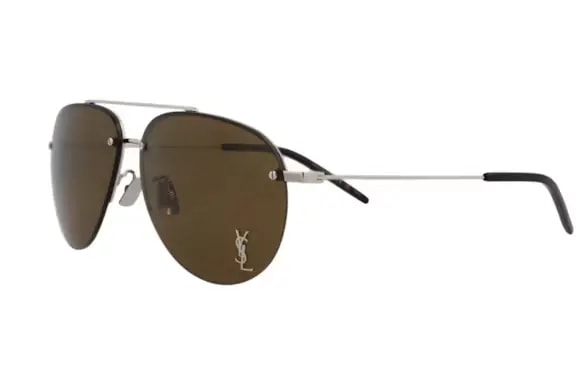 Kính Saint Laurent Aviator Sunglasses 'Brown' 30001169-002 — ảnh 3