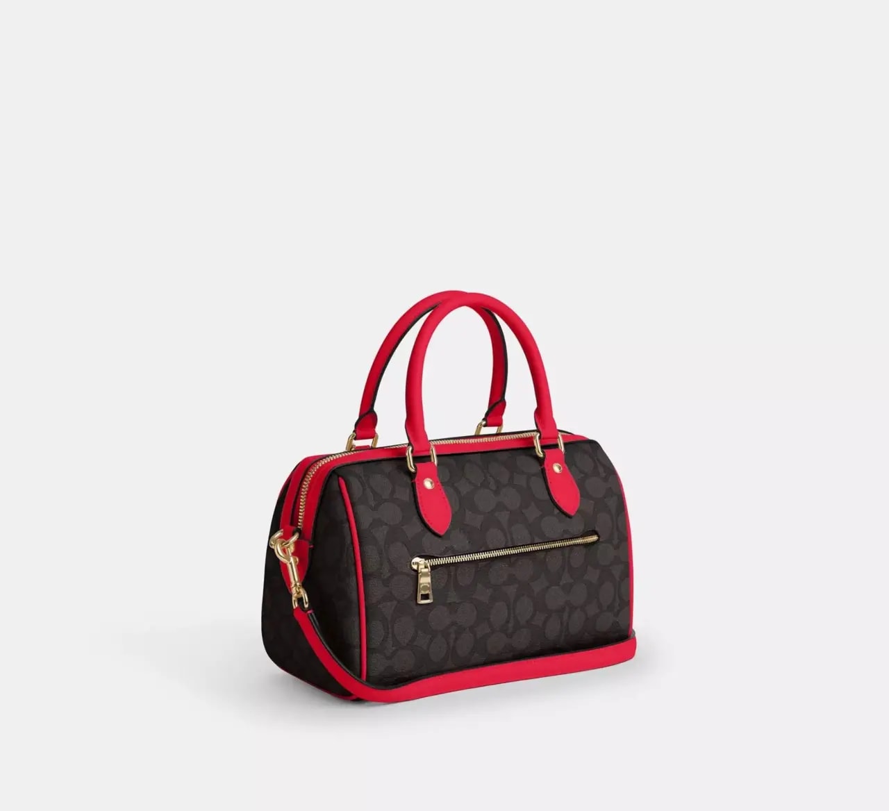 Túi Coach Rowan Satchel Bag 'Bold Red' CV961-IMXD0 — ảnh 4