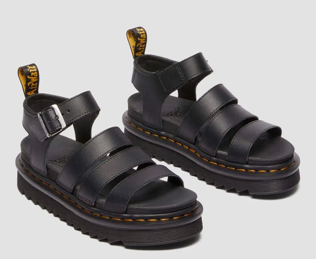 Dép Dr Martens Gryphon Alt Buttero 'Black' 30747001 — ảnh 4