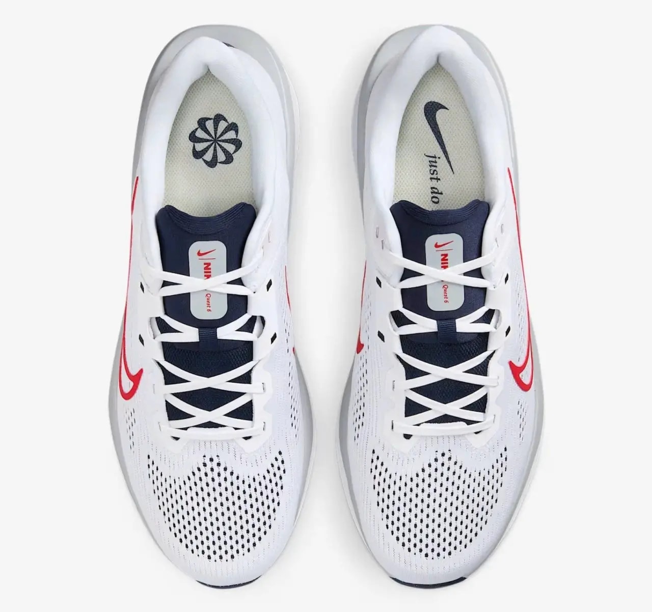 Giày Nike Quest 6 'White Obsidian Wolf Grey' FD6033-107 — ảnh 3