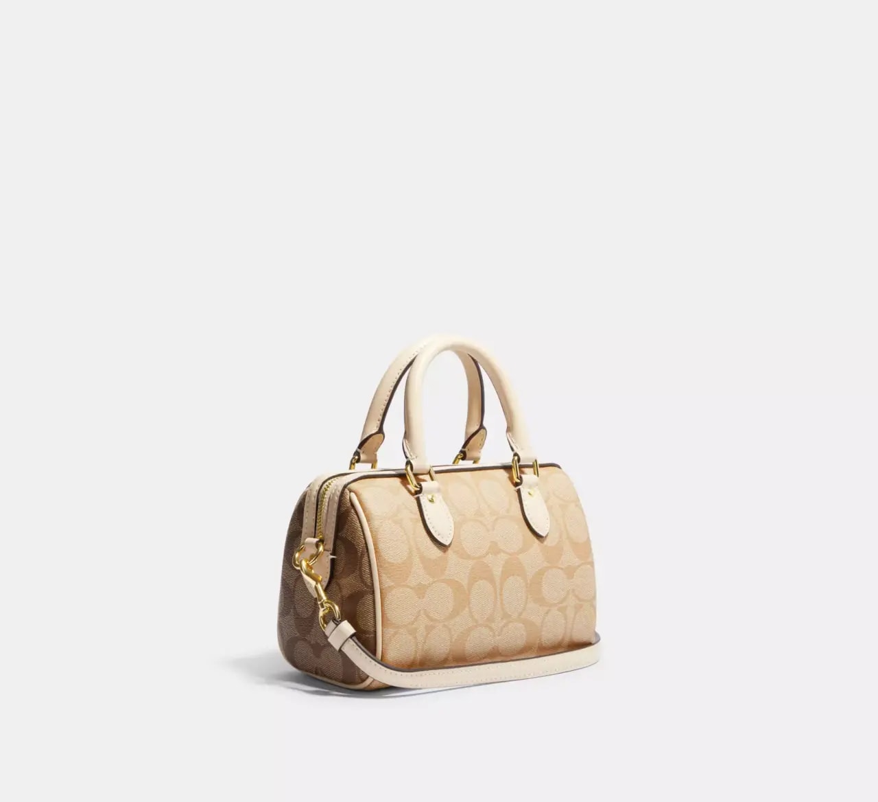 Túi Coach Rowan Satchel Blocked Canvas 'Beige' CH160-IMOT4 — ảnh 5
