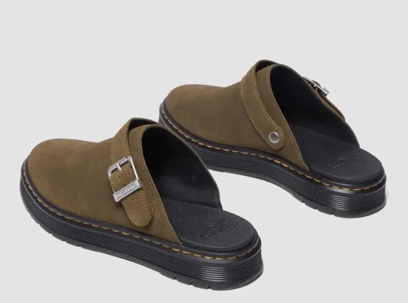 Dép Shop Dr Martens Brookline Suede 'Green' 40666300 — ảnh 5