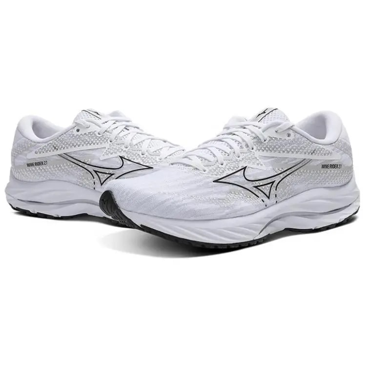 Giày Mizuno Wave Rider 27 'White Black' J1GC230358 — ảnh 3