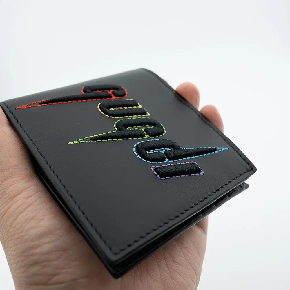 Ví Gucci Blade Embroidery Half Wallet 'Black' 597674-DTDTN-1058 — ảnh 3