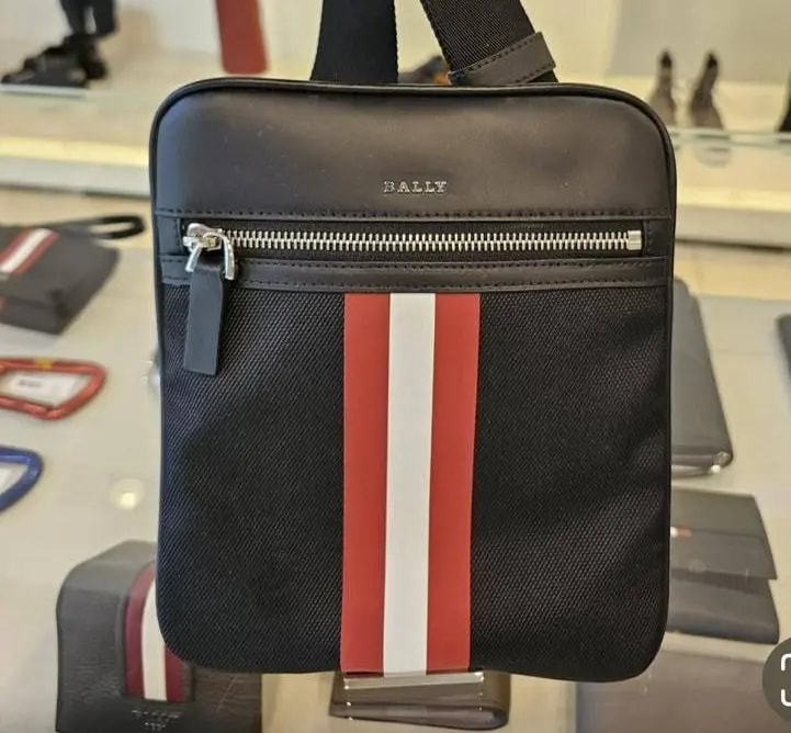 Túi Bally Telford Fabric 'Black' 6238425 — ảnh 3
