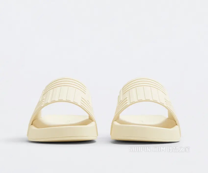 Dép Bottega Veneta Slider 'White' 690039V1O609031 — ảnh 3