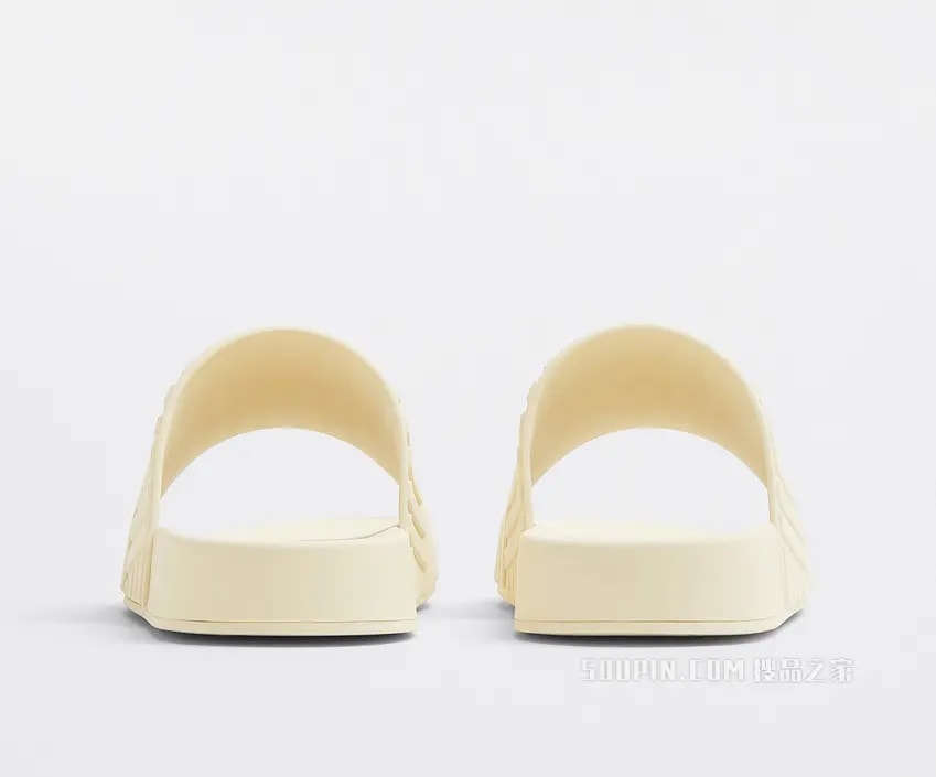 Dép Bottega Veneta Slider 'White' 690039V1O609031 — ảnh 4