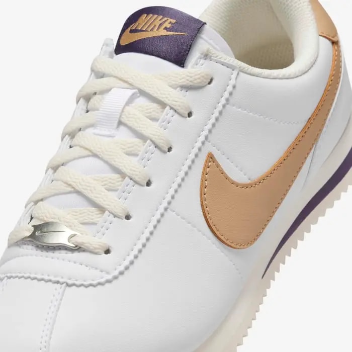 Giày Nike Cortez GS 'White Dark Raisin Hemp' DM0950-110 — ảnh 2