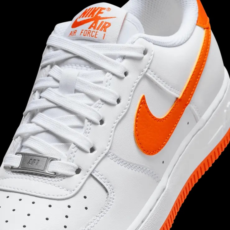 Giày Nike Air Force 1 GS 'White Orange' FV5943-113 — ảnh 2
