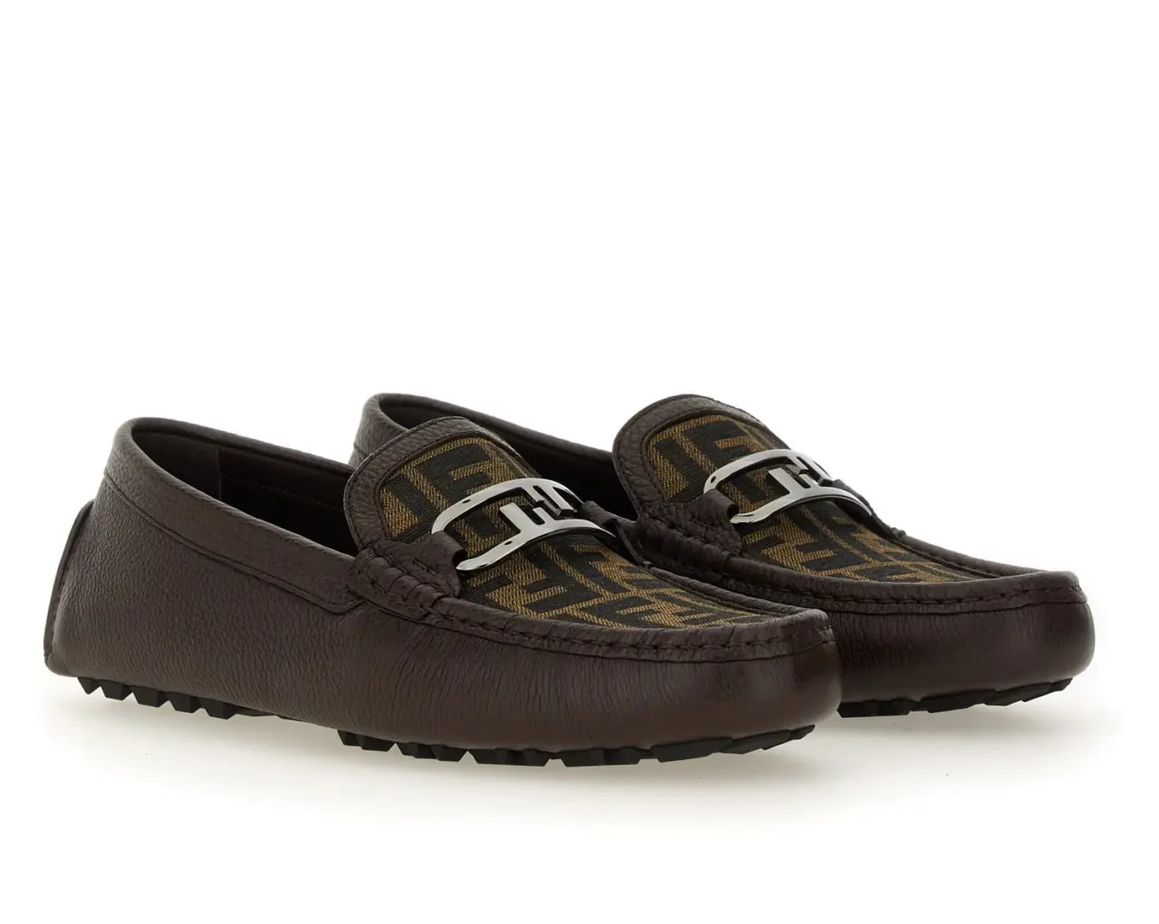 Giày Fendi Olock Driver 'Brown' 7D15610-AQZBF0JX4 — ảnh 2