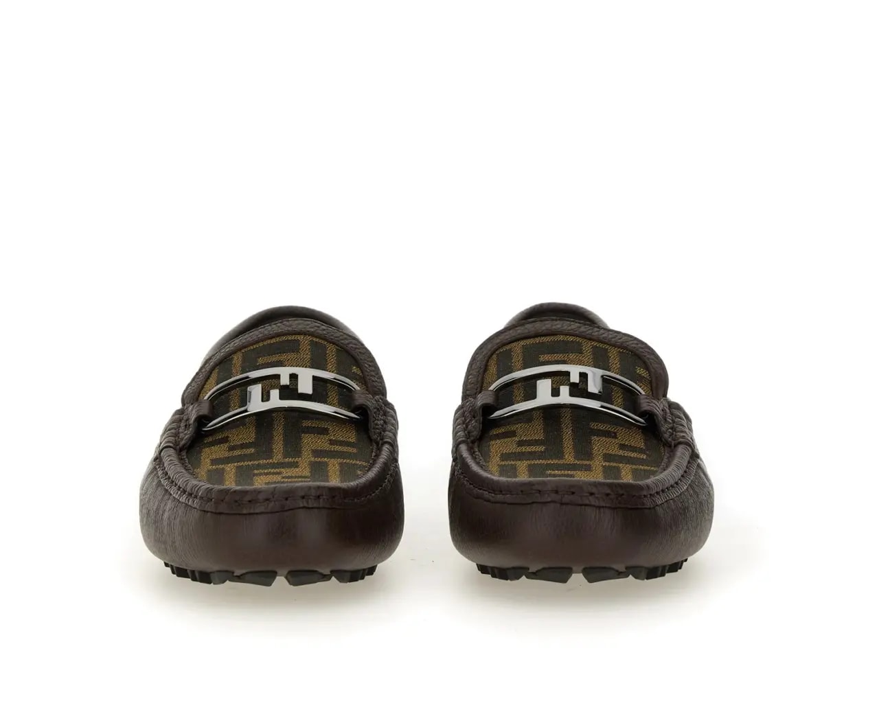 Giày Fendi Olock Driver 'Brown' 7D15610-AQZBF0JX4 — ảnh 4