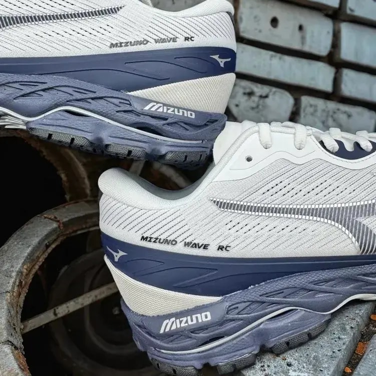 Giày Mizuno Wave 'Light Silver Navy' D1GH251003 — ảnh 2