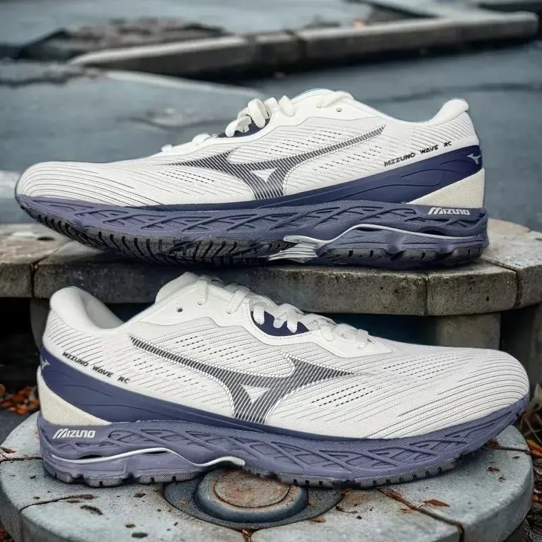 Giày Mizuno Wave 'Light Silver Navy' D1GH251003 — ảnh 4