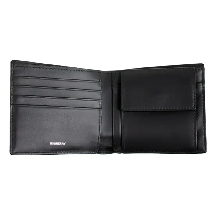 Ví Burberry Bi-fold Check Canvas x Leather 'Multicolor' 80845651 — ảnh 3
