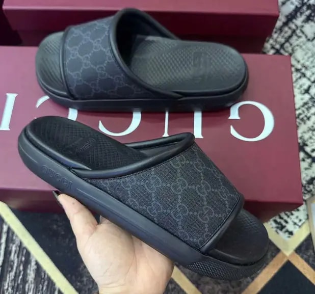Dép Gucci Persuit Supreme Slide 'Black' 816356-96GI0-1000 — ảnh 3