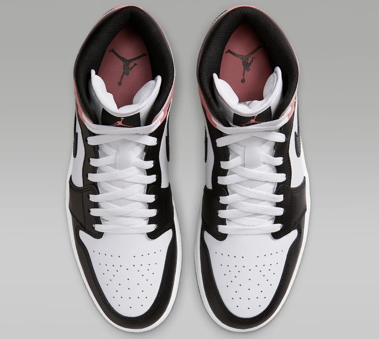 Giày Nike Air Jordan 1 Mid 'White Rust Pink Black' DQ8426-100 — ảnh 4