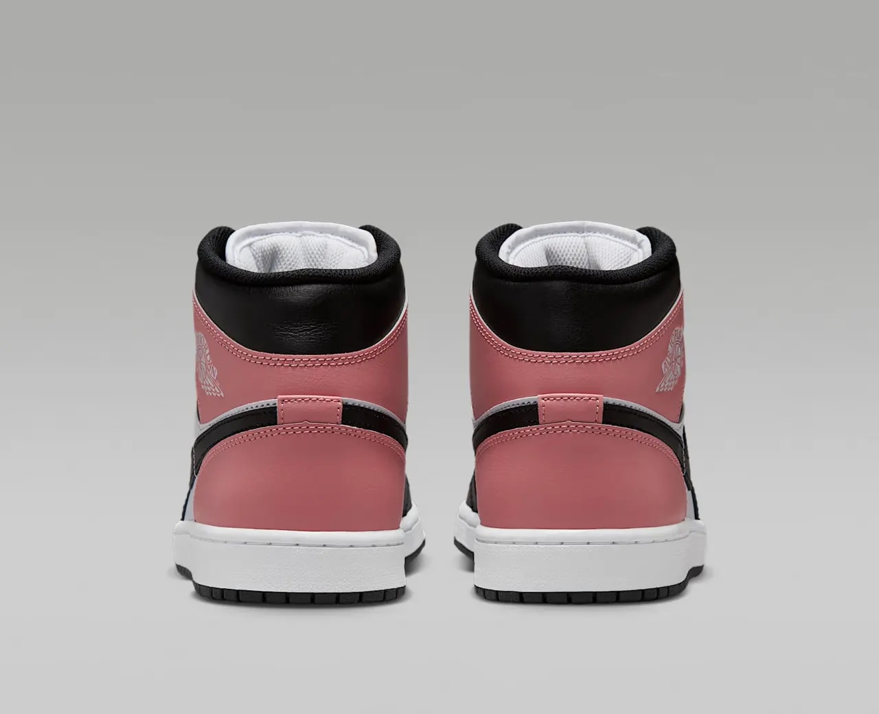 Giày Nike Air Jordan 1 Mid 'White Rust Pink Black' DQ8426-100 — ảnh 2