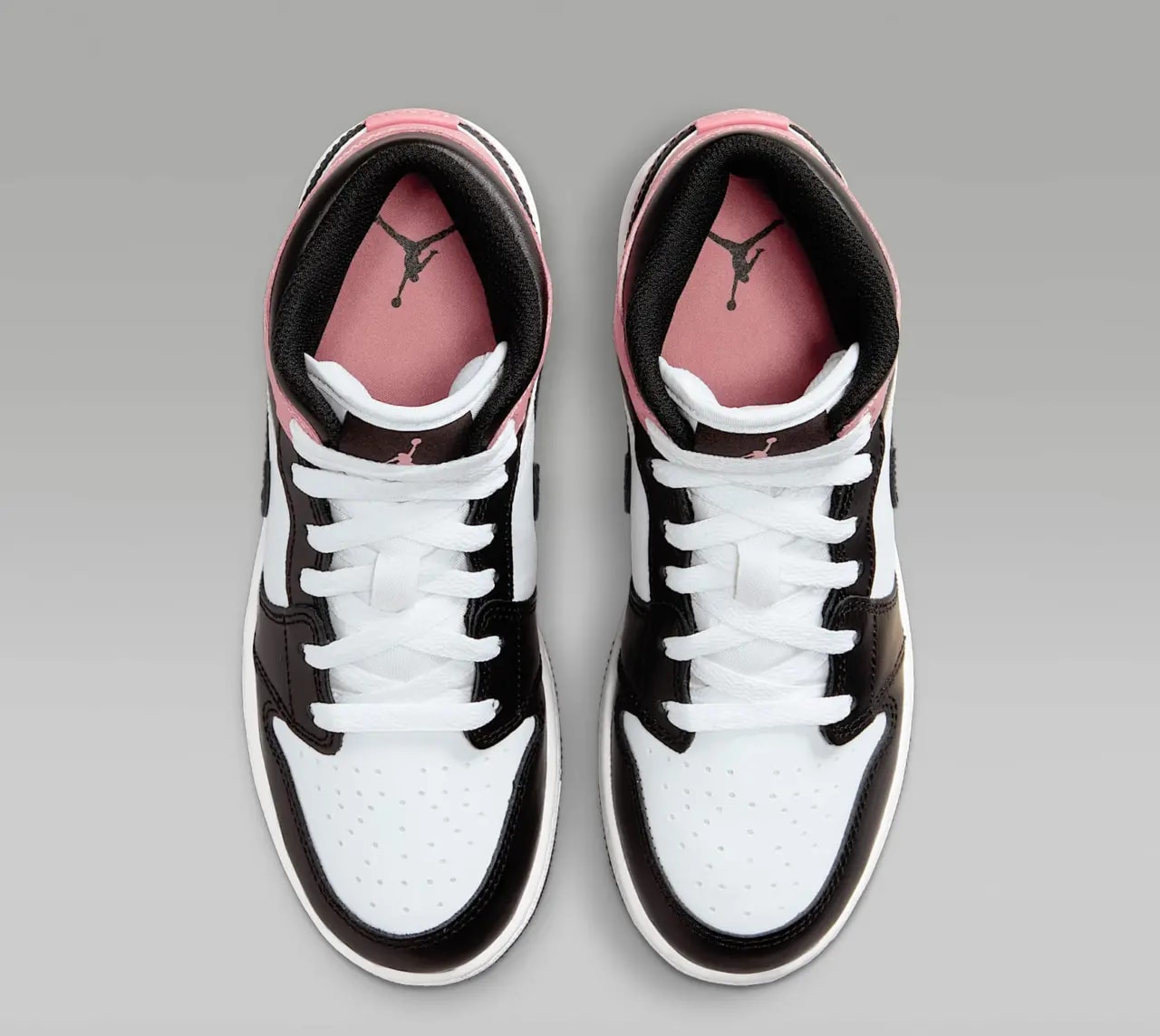 Giày Nike Air Jordan 1 Mid 'White Pink Black' DQ8423-100 — ảnh 2
