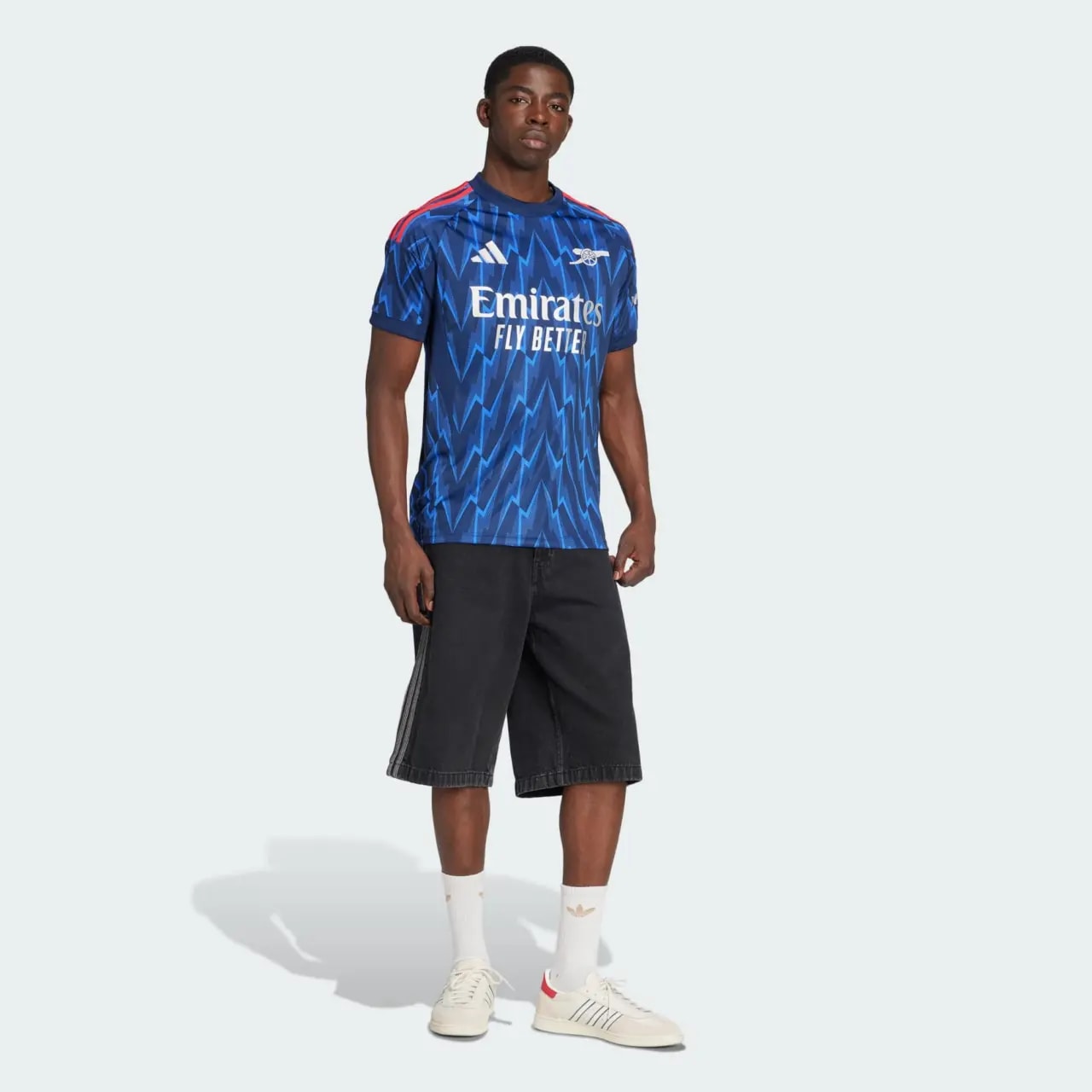 Áo Adidas Arsenal Away Kit Season 25 'Blue' JI9511 — ảnh 2