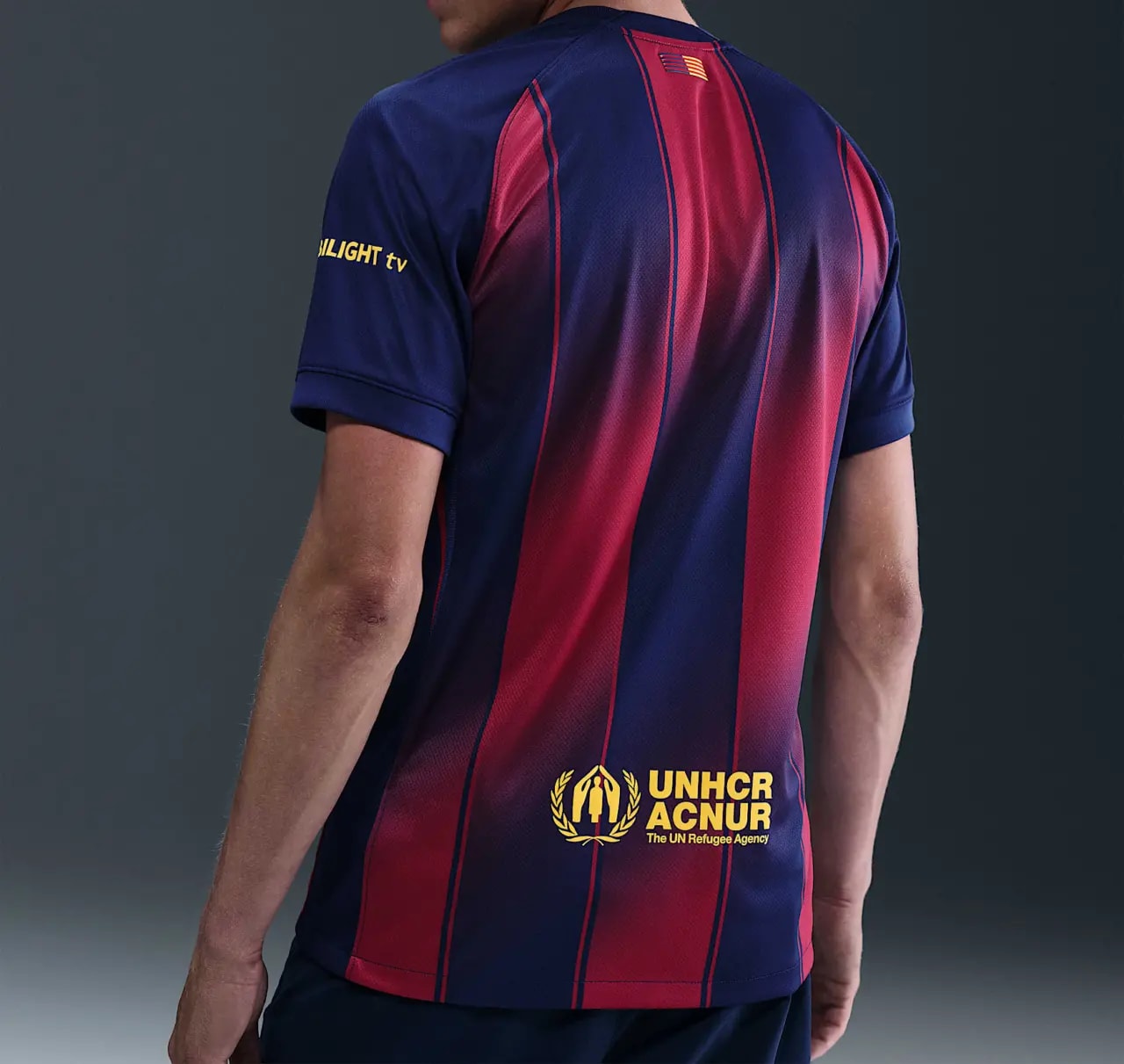 Áo Nike FC Barcelona 2025/26 Stadium Home 'Blue Red' HJ4590-456 — ảnh 3
