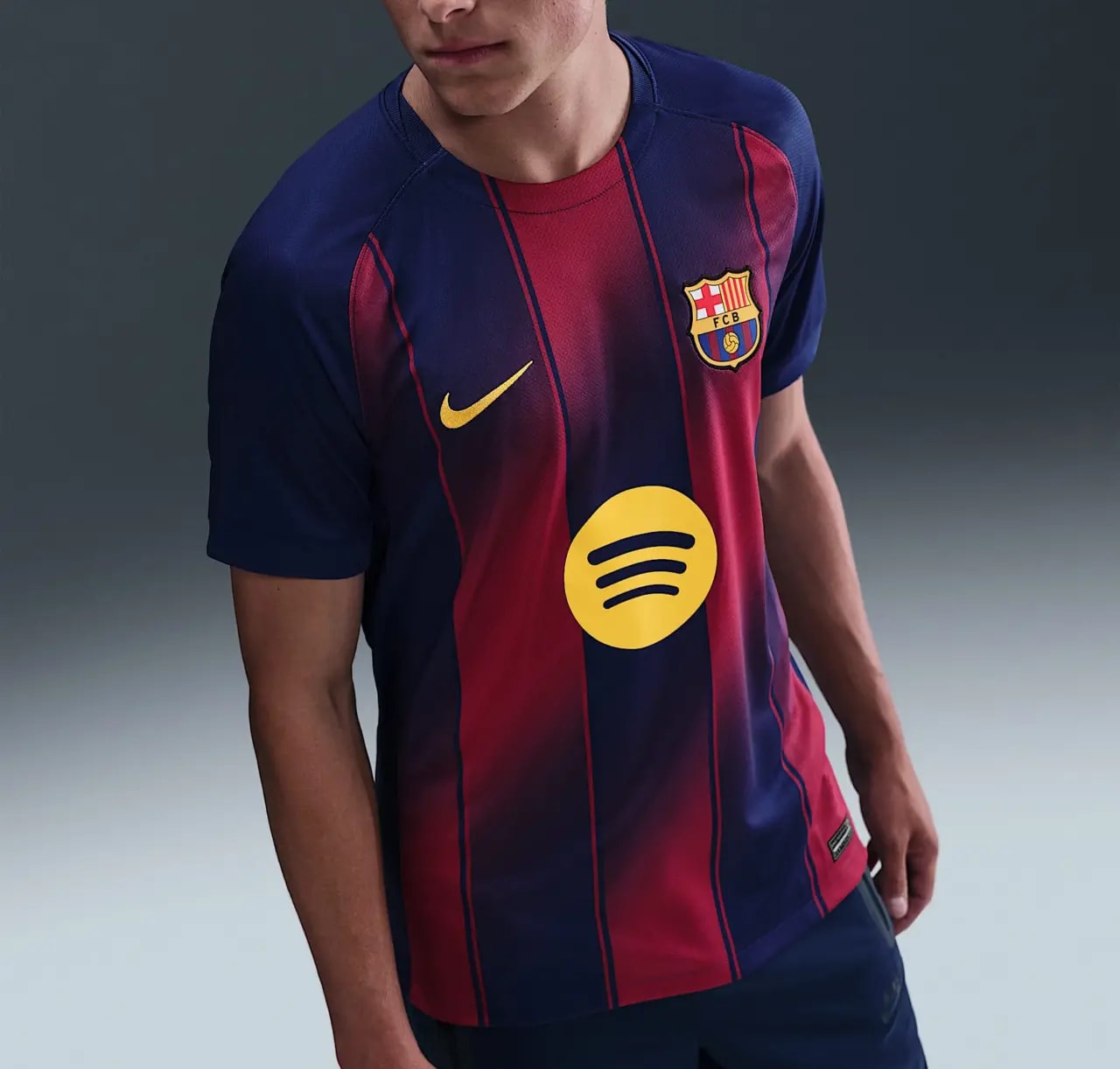 Áo Nike FC Barcelona 2025/26 Stadium Home 'Blue Red' HJ4590-456 — ảnh 4