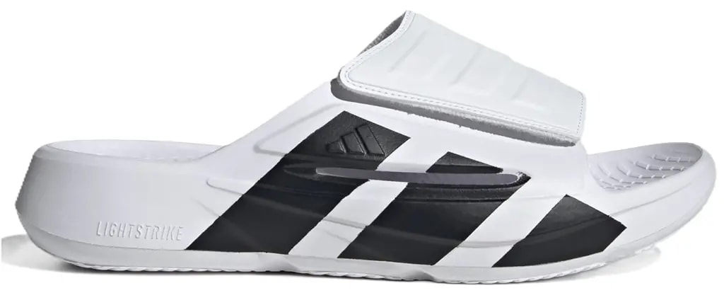 Dép Adidas Lightblaze Slides 'White Black' JS3584 — kich-thuoc: 40 1/2