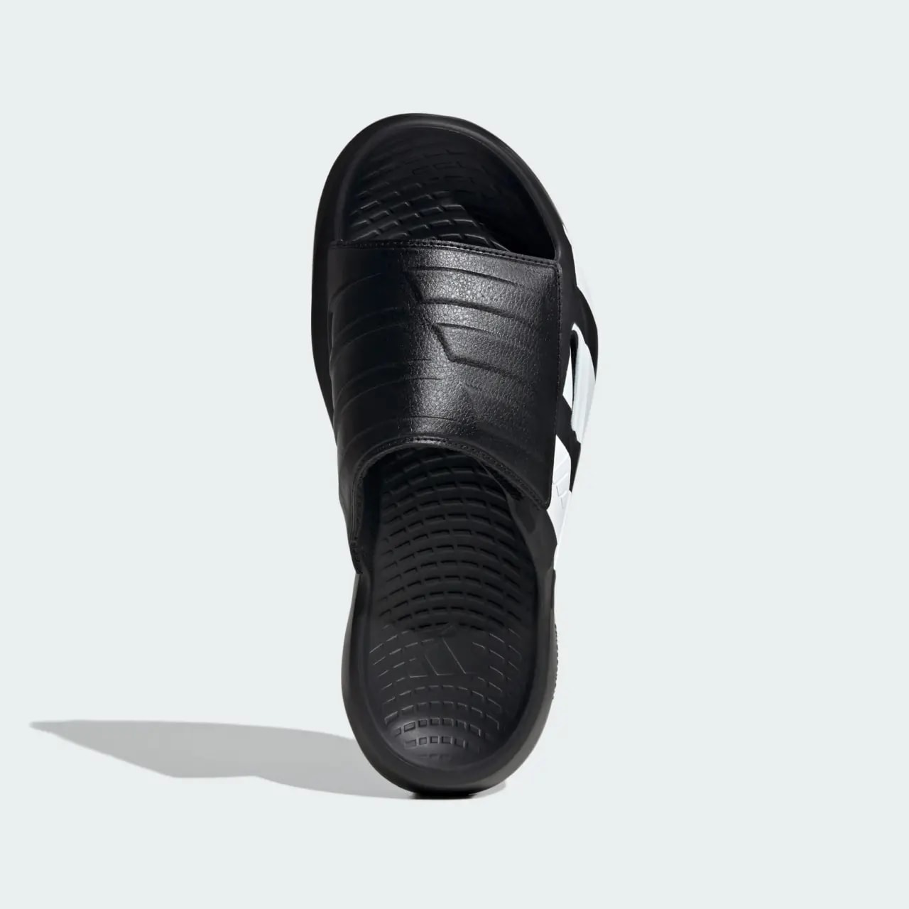 Dép Adidas Lightblaze Slide 'Black White' JR1253 — ảnh 5