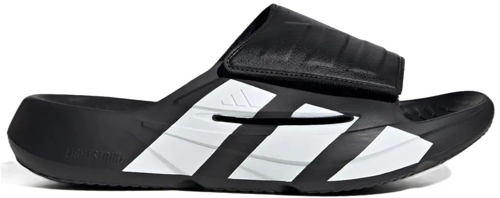 Dép Adidas Lightblaze Slide 'Black White' JR1253 — kich-thuoc: 40 1/2