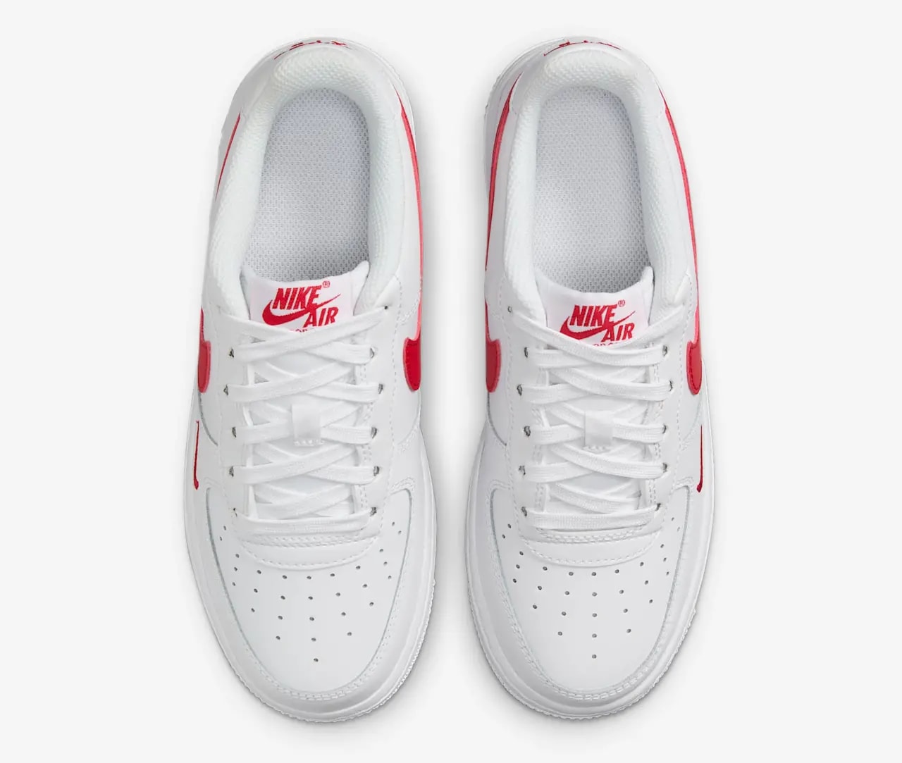 Giày Nike Air Force 1 LV8 'White University Red' FV7020-101 — ảnh 4