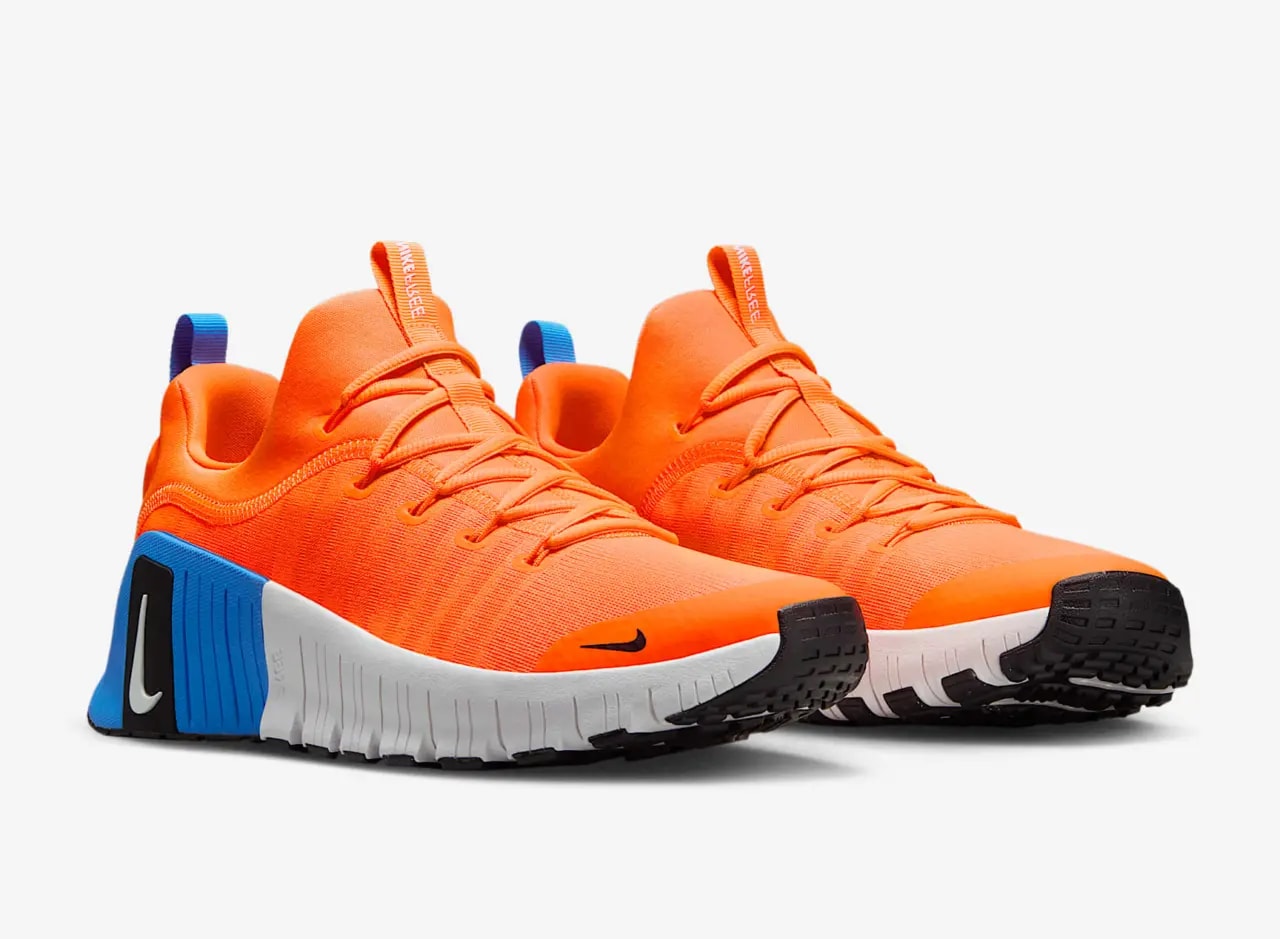 Giày Nike Free Metcon 6 'Total Orange Photo Blue' FJ7127-802 — ảnh 4