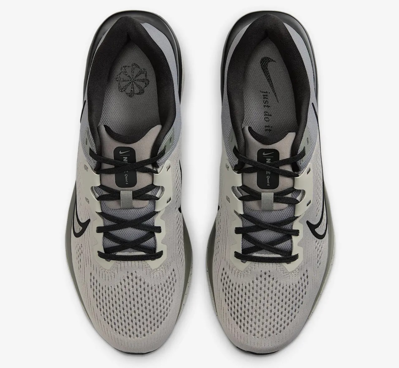 Giày Nike Quest 6 'Light Iron Ore Flat Pewter Black' IB4002-014 — ảnh 5