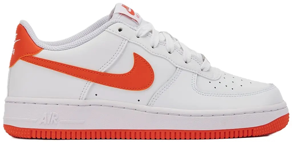 Giày Nike Air Force 1 Low GS 'White Safety Orange' FV5948-113 — kich-thuoc: 36.5