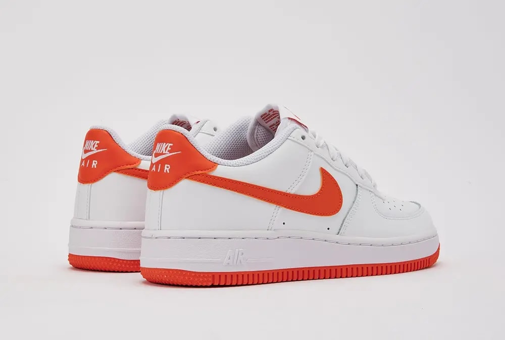 Giày Nike Air Force 1 Low GS 'White Safety Orange' FV5948-113 — ảnh 4