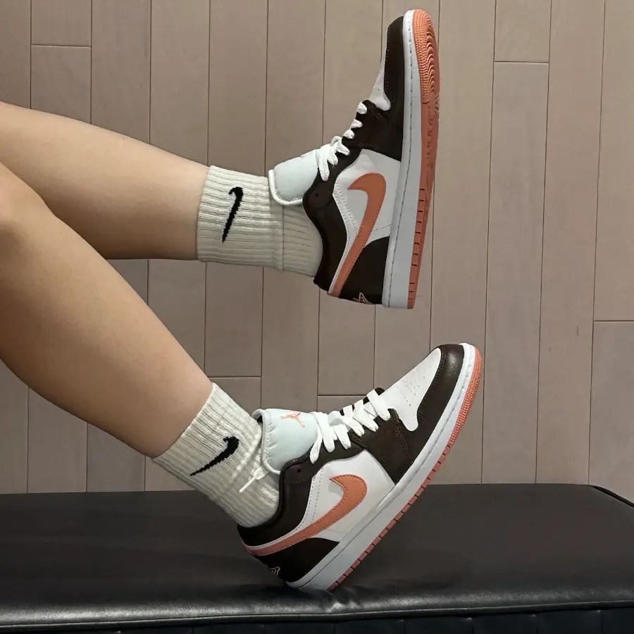 Giày Nike Air Jordan 1 Low 'Brown Pink' DC0774-182 — ảnh 2