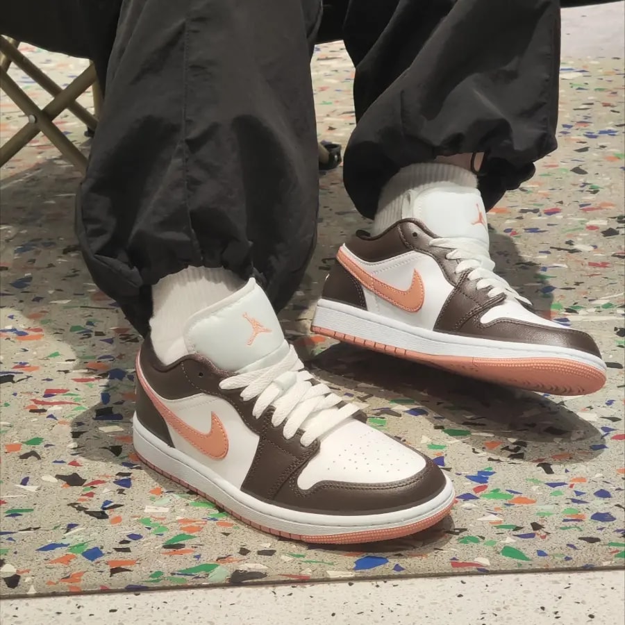 Giày Nike Air Jordan 1 Low 'Brown Pink' DC0774-182 — ảnh 4