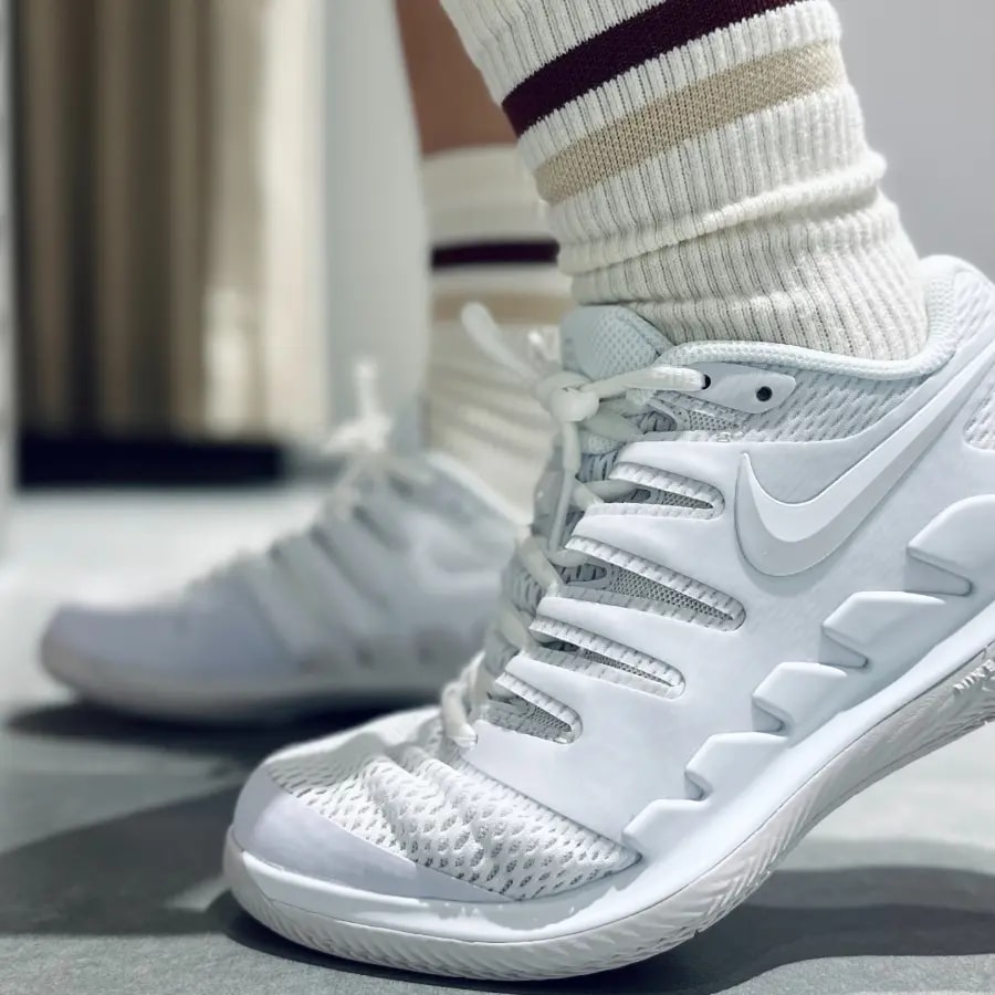 Giày Nike Air Zoom Vapor X HC 'Triple White' AA8027-101 — ảnh 5
