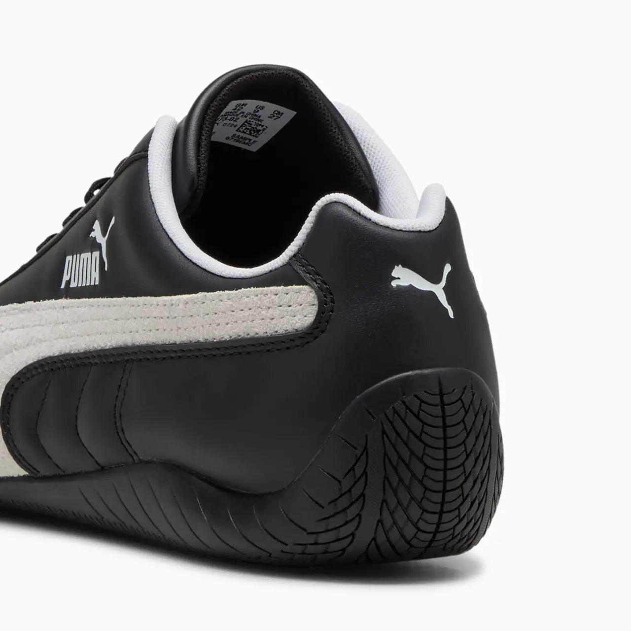 Giày Puma Speedcat Leather 'Black White' 403175-02 — ảnh 3