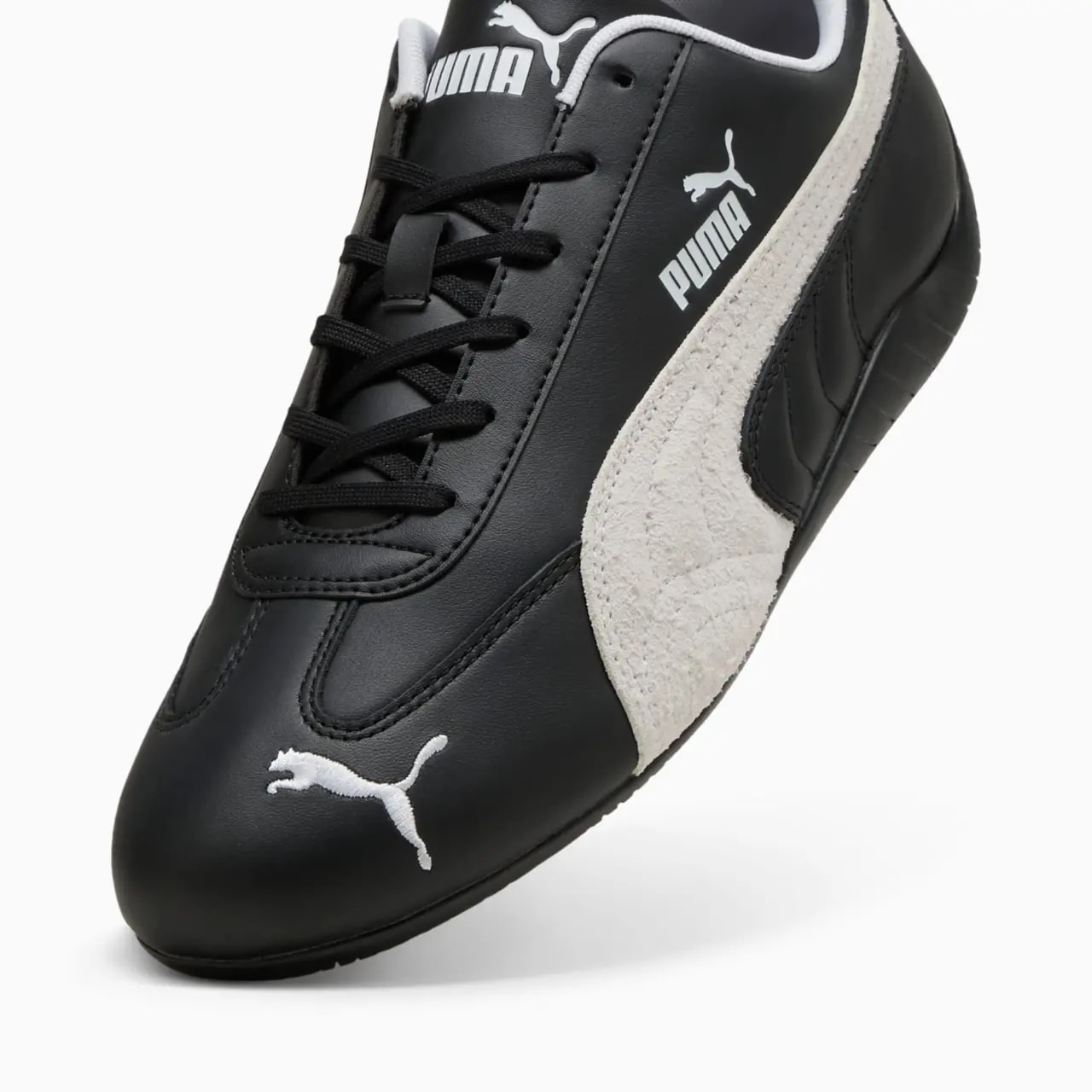 Giày Puma Speedcat Leather 'Black White' 403175-02 — ảnh 4