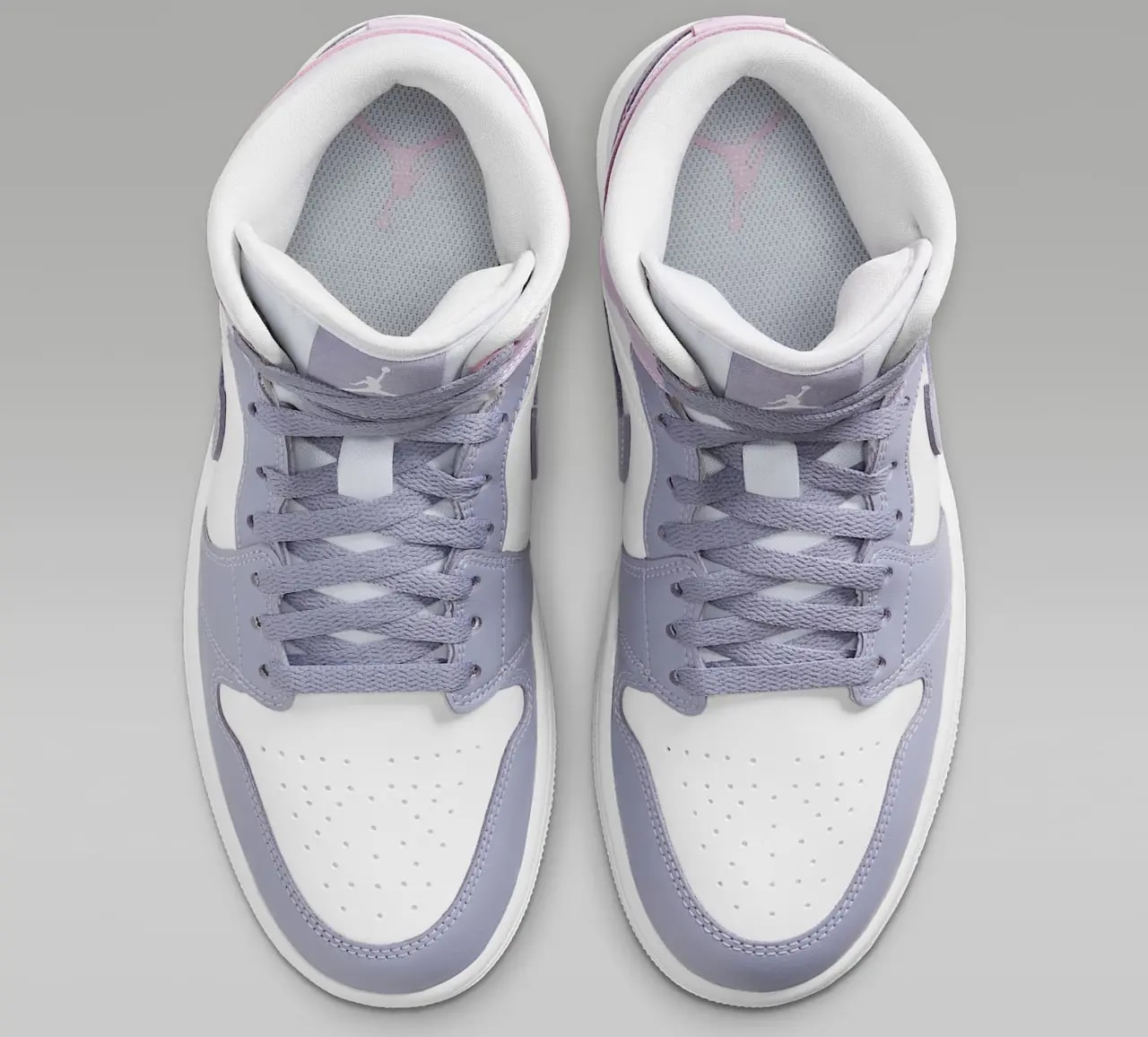 Giày Nike Air Jordan 1 Mid 'Indigo Haze Doll White' BQ6472-510 — ảnh 5