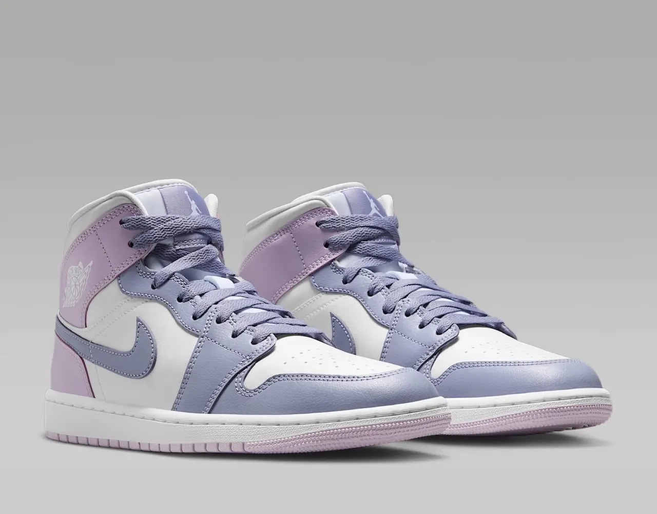 Giày Nike Air Jordan 1 Mid 'Indigo Haze Doll White' BQ6472-510 — ảnh 4