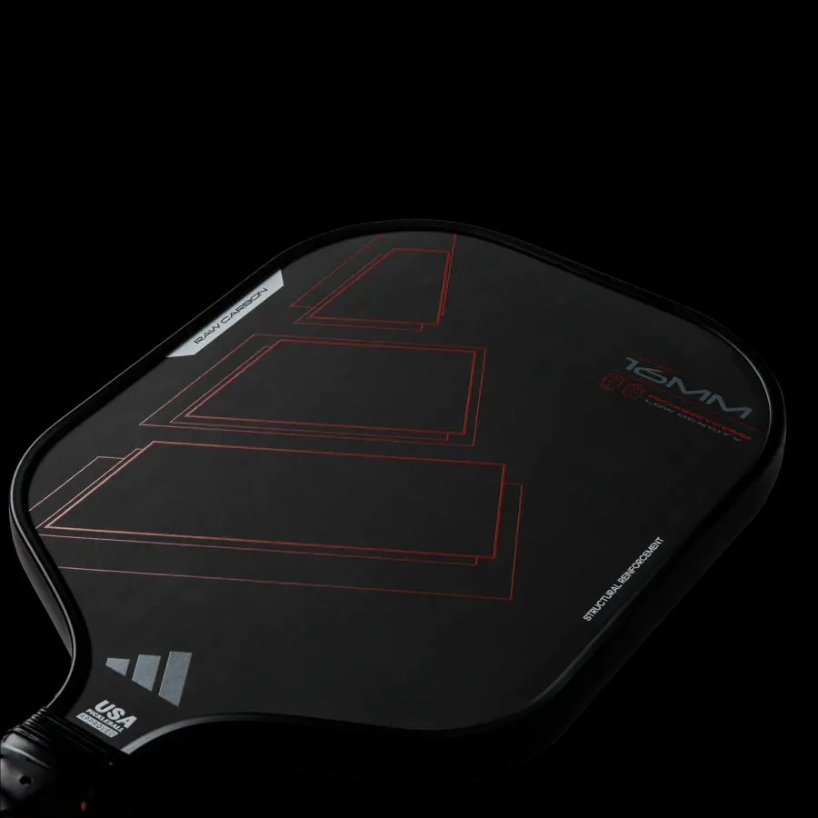 Vợt Pickleball Adidas Rx carbon Ctrl 2025 Paddle 16 mm 'Red Black' — ảnh 2
