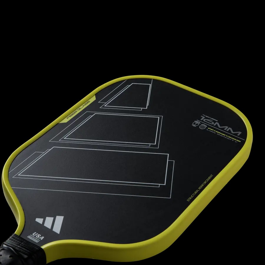 Vợt Pickleball Adidas Rx Team Attk 2025 Paddle 16 mm 'Yellow' — ảnh 3