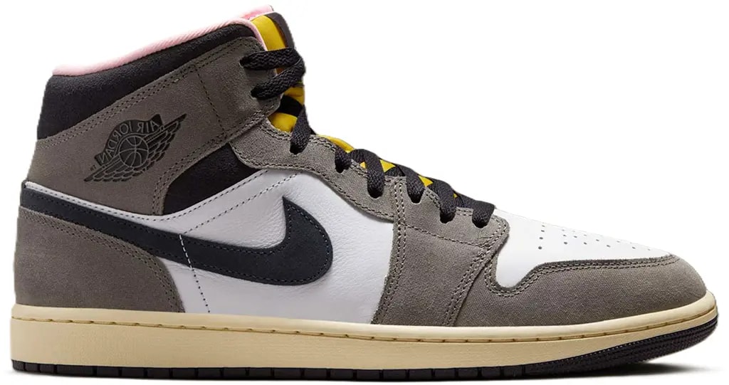 Giày Nike Air Jordan 1 Mid SE 'White Cave Stone' HQ2011-100 — kich-thuoc: 41