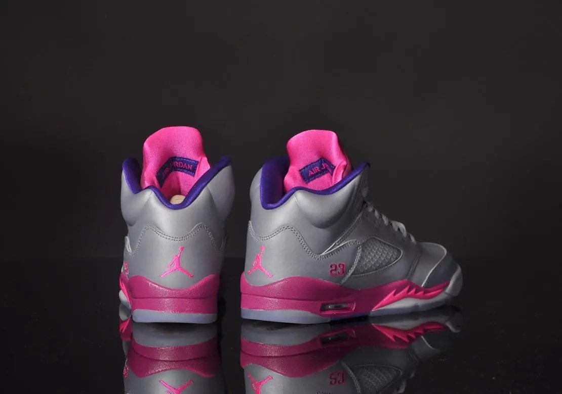 Giày Nike Air Jordan 5 Retro GS 'Cement Grey Pink' 440892-009 — ảnh 2
